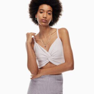 WILFRED | Aritzia Bay Tank Ribbed Crop Top | Sz. XS